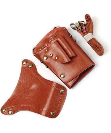 Shop Minkissy 2PC Cosmetic Brush & Hairdressing Belt Bag - Stylish Tool Holder for Hairstylists & Makeup Artists | Vintage Scissor Stand Included - Buy Online on SooperMarket.com
