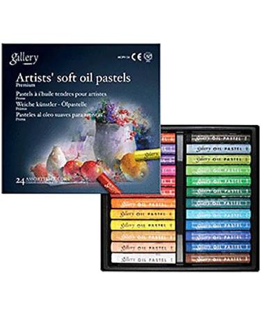 Mungyo Gallery Soft Oil Pastels Set of 24 - Assorted Colors | Vibrant Artist Quality Pastels - Buy Online on SooperMarket.com