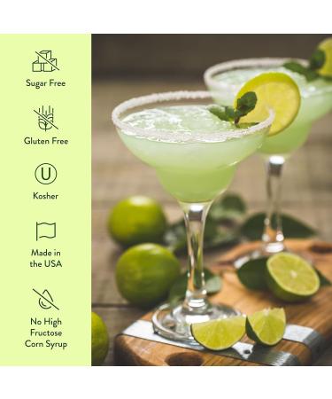 Jordan's Skinny Mixes Sugar-Free Margarita Mix Flavored Cocktail Mixer for Drinks - Fresh Lime Drink Flavoring for Cocktails & Mocktails - Low Calorie Gluten-Free Keto Friendly - 946.35 ml - Pack of 6 - Buy Online on SooperMarket.com