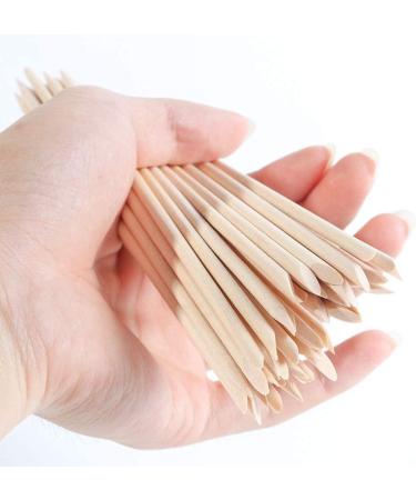 100 Pcs WACURRENTHYD 4.3in Nail Orange Sticks | Double Heads Cuticle Pusher Wood Sticks | Manicure Pedicure Tool (100 - Buy Online on SooperMarket.com