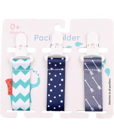 FAYNDE Fabric Pacifier Clips - Soft Secure & Stylish Clamps for Babies & Kids - Buy Online on SooperMarket.com