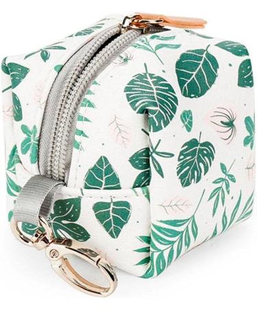 Harilla Portable Pacifier Storage Pocket | Eco-Friendly Snap Grip Bag for Toddlers | Dust-Proof Baby Pacifier Holder - Green Leaf Design - Buy Online on SooperMarket.com