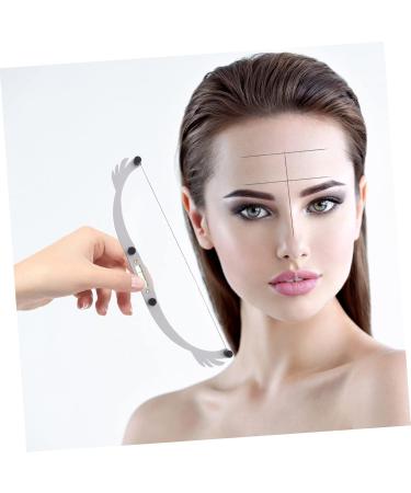 Beavorty 5pcs white white outfit eyebrow shaping kit eyebrow mapping tool eyebrow line aluminum alloy - Buy Online on SooperMarket.com