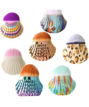 Buy Shell Shape Makeup Brush - Portable Foundation & Blush Brush for Women | International Shipping - Buy Online on SooperMarket.com