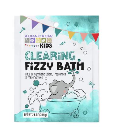 Aura Cacia Kids Clearing Fizzy Bath 2.5 oz Powder