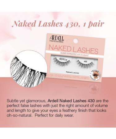 Ardell Naked Lashes 430 with Invisiband - Natural Strip Lashes | Pack of 1 - Buy Online on SooperMarket.com
