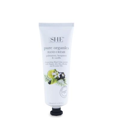 Om She Aromatherapy Pure Organics Hand Creme - Palmarosa Bergamot & Vanilla