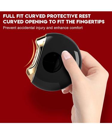 Electric Nail Clippers Automatic Nail Polisher Electric Nail Trimmer Manicure Tool Cordless Curved Design One-Key Operation Portable Nail File Trimmer for Toes and Fingers Prevent Splatter File(Black) - Buy Online on SooperMarket.com