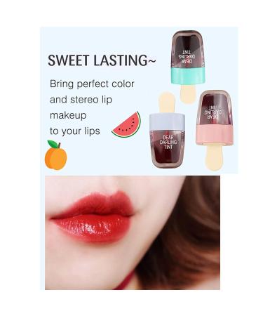 Ofanyia Ice Cream Lip Gloss Set - 5 Colors, Long Lasting, Waterproof & Non-Stick Cup - Liquid Lipstick Kit - Buy Online on SooperMarket.com