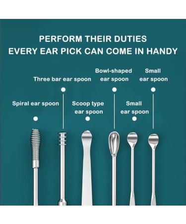 WNPXQNT Ear Wax Removal Tool Kit - 7/8pcs Earpick Sticks for Earwax Remover and Cleaning - Buy Online on SooperMarket.com