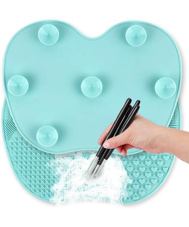 Dajidafu Women Eyeshadow Foundation Concealer Makeup Brush Cleaning Mat Hotel Portable Nonslip Eyebrow Pen Silicone Washing Pad Green - Buy Online on SooperMarket.com
