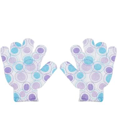 FOMIYES 3 Pairs Bath Gloves Five Finger Shower Gloves Exfoliating Gloves Shower Wipe Printing Child - Buy Online on SooperMarket.com