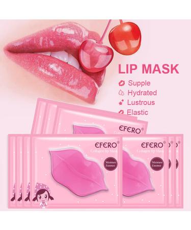 Eakroo 20 Pairs 24K Gold Collagen Lip & Eye Mask Set for Nourished Skin - Anti-Aging Eye Patches for Fine Lines, Dark Circles & Moisturizing - Buy Online on SooperMarket.com