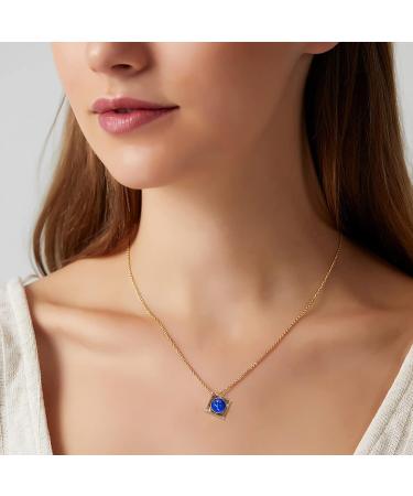 Women's Map Pendant Twelve Necklace Constellation Wild Necklace Simple Personality Clavicle Star Necklaces & Pendants Simulated Diamond Initial Necklace (K One Size) - Buy Online on SooperMarket.com