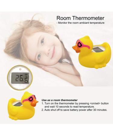 Digital Baby Bath Thermometer Ducks - BPA-Free, Waterproof, Floating Pink Toy - Buy Online on SooperMarket.com