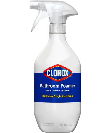 Clorox Bathroom Foamer Cleaner - Refillable Fresh Scent 1.13 Fl Oz - Household Essentials for a Sparkling Clean Home - Buy Online on SooperMarket.com