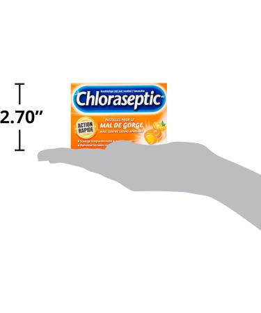 Chloraseptic Fast Acting Sore Throat Lozenges with Soothing Liquid Centre Citrus Flavour 18 Lozenges - Buy Online on SooperMarket.com