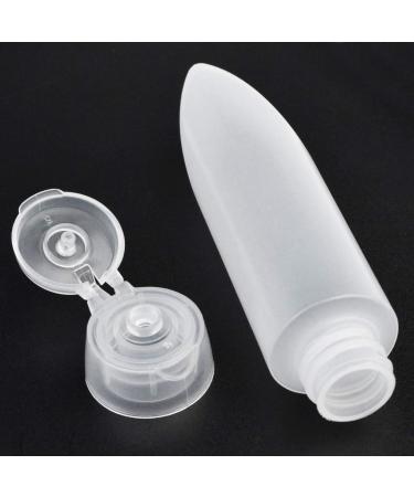 18 Pack 30ml TSA Approved Squeeze Bottles for Liquids - Travel Size Makeup Toiletry Containers with Flip Caps - Leak-Proof Refillable Cosmetic Bottles - Buy Online on SooperMarket.com