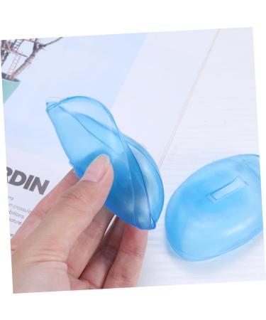 FOMIYES 4 Pairs Ear Plugs Ear Cover Salon Ear Heat Protector Hair Salon Ear Caps Ear Shower Cap Blue Hair Toner Hair Dye Accessories Hair Dye Tools Dye Silicone Ear Water Proof Shield - Buy Online on SooperMarket.com
