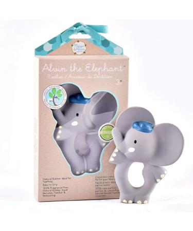 Tikiri Alvin The Elephant Natural Rubber Teether (Blue) - Buy Online on SooperMarket.com