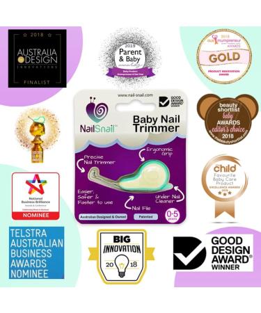 NAIL SNAIL Baby Nail Care Kit - Baby Nail Trimmer, File & Cleaner Set for Newborns and Toddlers - Safe & Easy Nail Grooming Solution - Buy Online on SooperMarket.com