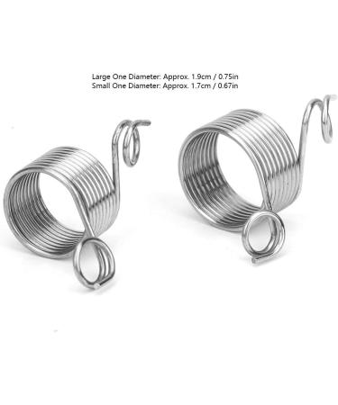 JOYUETLAN Stainless Steel Yarn Guide Knitting Thimble - 2 Piece Set for Crafts - Knitting Accessories Tool - Buy Online on SooperMarket.com