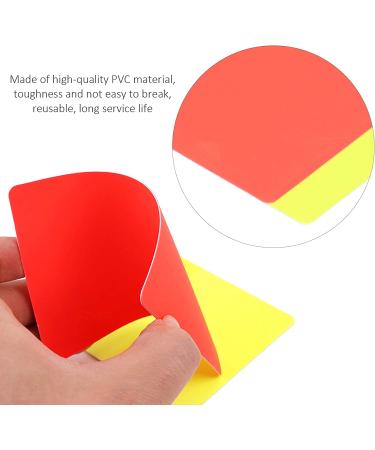 Estink Football Red and Yellow Card Set - Referee Tool for Matches in Schools or Stadiums - Buy Online on SooperMarket.com