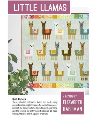 Elizabeth Hartman Little Llamas Pattern - Adorable Quilt Design - Buy Online on SooperMarket.com