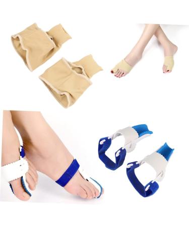 Healeved 6-Piece Toe Nail & Bunion Protector Set - Pedicure Stand, Thumb Splint, Toe Dividers - Assorted Colors - 13X6cm - Buy Online on SooperMarket.com
