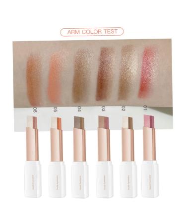 Buy Double Color Eyeshadow Stick 2 in 1 - Gradient Shimmer Eye Makeup - Dual Color 2# - International Shipping Available - Buy Online on SooperMarket.com