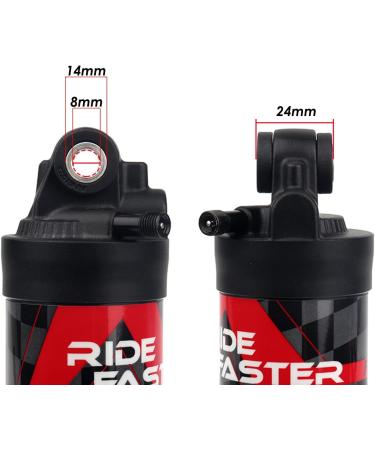 JFOYH Air Shock Absorber for MTB/E-Bike/Scooters - Adjustable Damping Rear Shocks | 150mm Eye to Eye Length | 35mm Travel - Buy Online on SooperMarket.com
