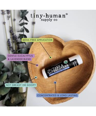 Tiny Human Supply Co Organic Baby Chest Rub Stick - Lavender & Eucalyptus - 100% Natural - Petroleum Free - Buy Online on SooperMarket.com