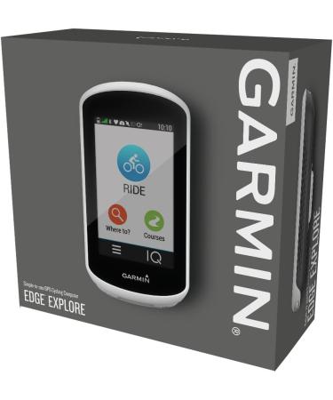 Garmin Edge Explore GPS Bike Navigation System - Pre-Installed European Maps 3 Touchscreen Easy-to-Use Refurbished (White/Black) - Shop Internationally - Buy Online on SooperMarket.com