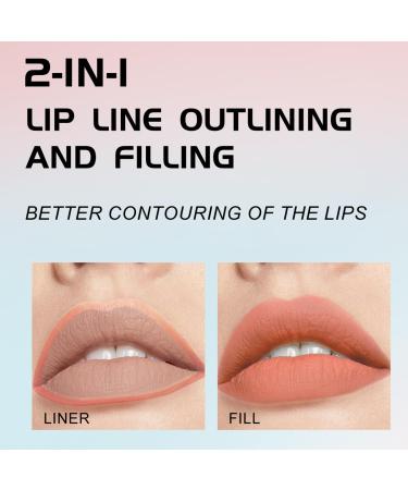Shop Young Vision Gourd-Shaped Precision Liquid Lipstick & Lipliner - Nude Matte Shades | International Shipping Available - Buy Online on SooperMarket.com