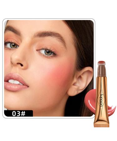 Aaiffey Cream Blush Beauty Wand - Natural Silky Smooth Liquid Face Blush Stick (03 Peach) - Buy Online on SooperMarket.com