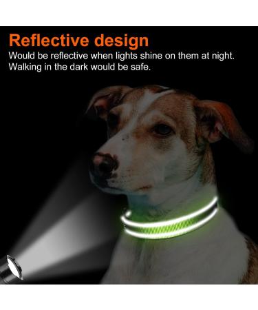 Joytale Reflective Dog Collar for Medium Dogs - Green Pack of 1 | Durable & Stylish - Buy Online on SooperMarket.com