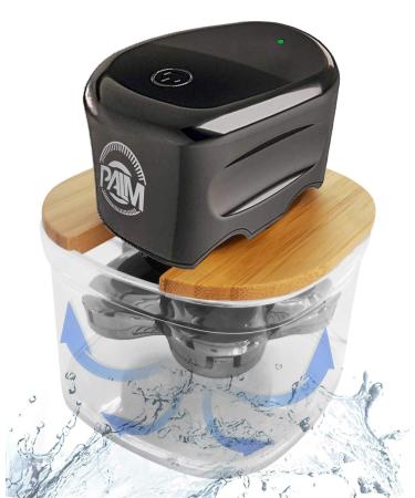 FitSand Bamboo Shaver Rinse Stand Compatible with Skull Shaver Palm 3 Head Electric Razor Electric Pitbull Palm Butterfly Kiss Butterfly Pro and Bald Eagle Shavers