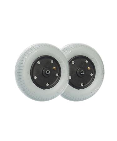 Wheelchair Front Wheel 8 inch Electric Wheelchair Front Wheel Inflatable Rubber Wheelchair Accessories Wheelchair Walker Front Wheel Substitute