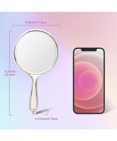 Hi.FANCY Mirror Handheld 1X & 3X Double Sided Makeup Mirror with Handle | Magnifying 11 * 20 cm | Handheld Mirror - Buy Online on SooperMarket.com
