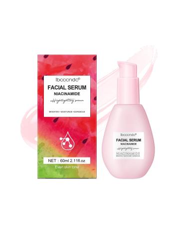 Brightening Watermelon Serum | Hydrating Glow Dew with Hyaluronic Acid & Vitamin E for Even Skin Tone | 60ml Facial Serum for Dark Spots & Smooth Skin - Buy Online on SooperMarket.com