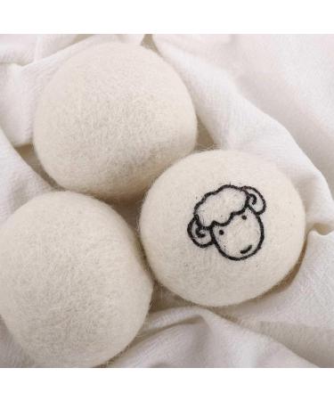 Vctitil 8 Pack Wool Dryer Balls - Eco-Friendly Laundry Balls for Reduced Static & Wrinkles | Fabric Softener & Time Saver | 1.96 inch - Buy Online on SooperMarket.com