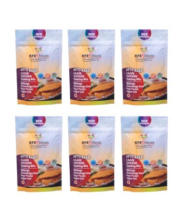 Keto Bake Cajun Coating Mix 6 Packs