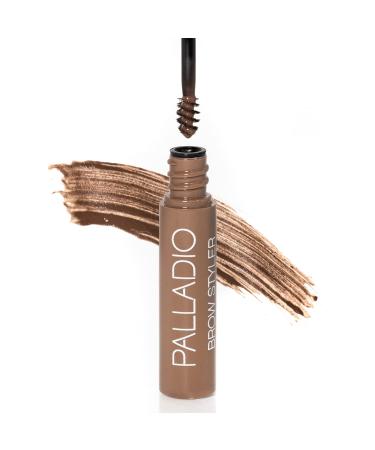 Palladio Brow Styler Tinted Gel  Innovative Formula  Holds and Grooms Brows  Brow Setter  Tinted Natural Look  Lightweight  Multi-Purpose Conditioning Formula  Light/Medium