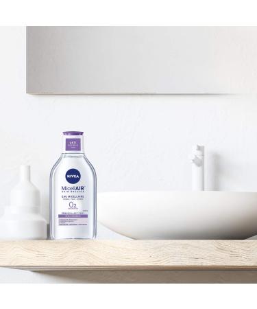 Nivea Calming Micellar Water for Sensitive Skin | Gentle Make-Up Remover & Facial Cleanser (400ml) - Perfume-Free Enriched with Micelles & Amino Acids - Buy Online on SooperMarket.com