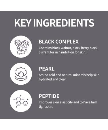 The Skin House Black Pearl Peptide Patch - Nourishing & Moisturizing Patches for Dry Skin | 90g/60pcs | Enhance Skin Elasticity - Buy Online on SooperMarket.com