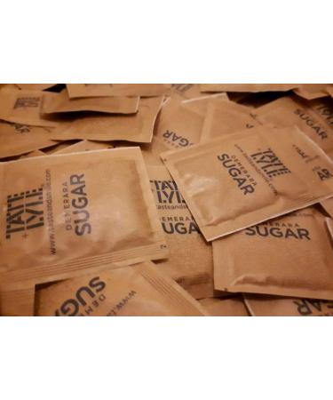 Brown Demerara Cane Sugar Sachets - 300 Individually Wrapped Pure Granulated Packs - Buy Online on SooperMarket.com