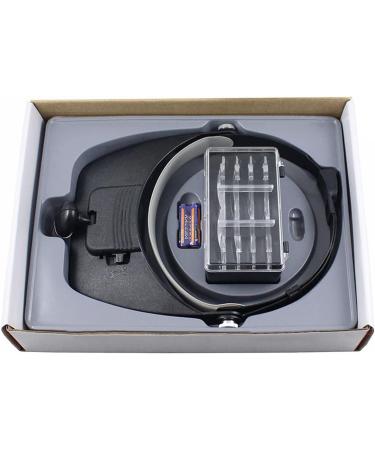 Head Mount Magnifier with LED Lights Headband Magnifier Head-Mounted Glass 1.2X 1.8X 2.5X 3.5X Lens Head Mount Magnifier Jewelers Glasses - Buy Online on SooperMarket.com