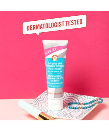 First Aid Beauty Hello FAB Coconut Skin Smoothie Priming Moisturizer 1.7 Oz - 2-in-1 Makeup Primer and Moisturizer - Buy Online on SooperMarket.com