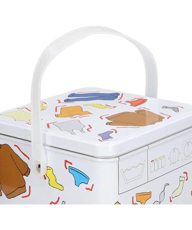 Powdered Detergent Container Powdered Laundry Detergent Container with Perspective Window Lid Washing Machine Appearance Large Capacity Storage Box - Buy Online on SooperMarket.com