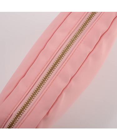 YogoRun Large Makeup Pouch Bag Travel Cosmetic Nylon Zipper Pouch for Women/Girls/Teens (Pink, L) - Buy Online on SooperMarket.com